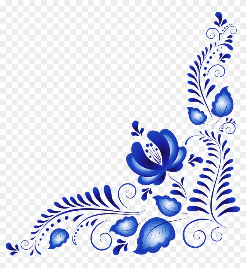 840x916 Blue Flower Clip Art