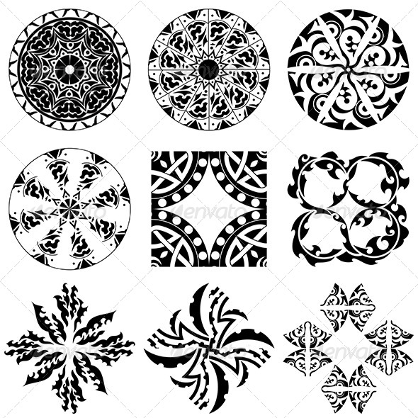 590x590 Circular Floral Designs