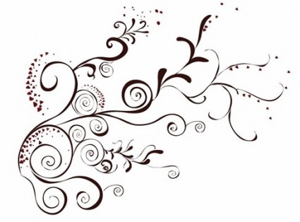 425x314 Vector Floral Design Element Vector Free Vector Download In .ai