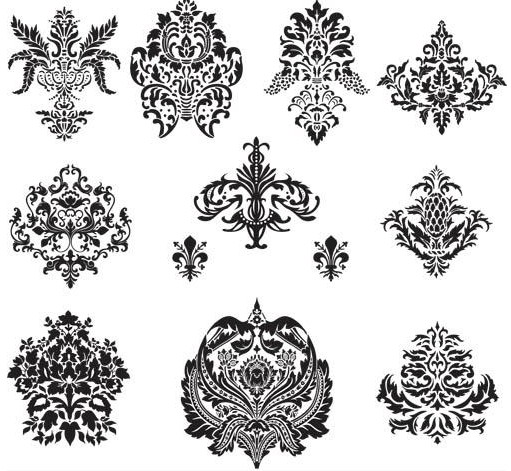 511x471 Design Floral Elements Vector Ai Format Free Vector Download