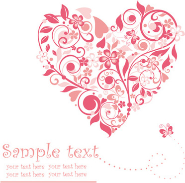 372x368 Floral Heart Free Vector Download (11,530 Free Vector) For