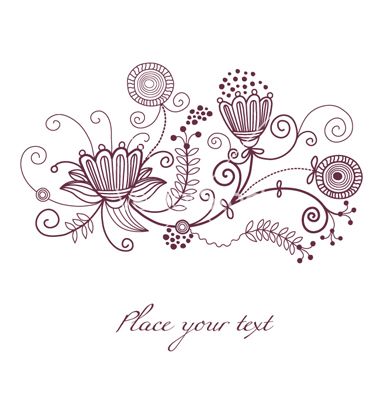 380x400 Floral Illustration Vector 128283