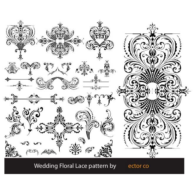 660x660 Free Floral Lace Pattern Vector.eps Psd Files, Vectors Amp Graphics