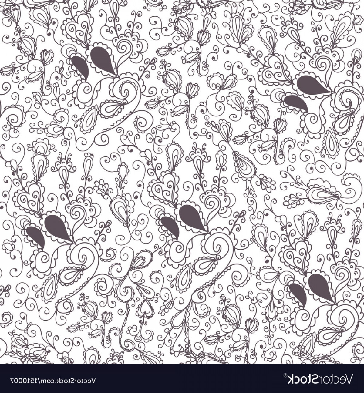 1200x1296 Lace Seamless Pattern Vector Sohadacouri