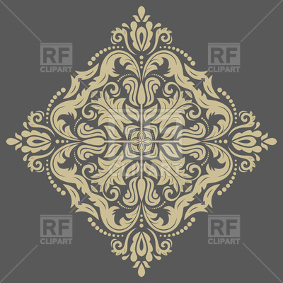 400x400 Damask Floral Lace Vector Image Vector Artwork Of Backgrounds