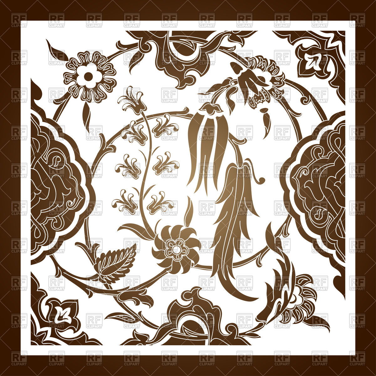 1200x1200 Laser Cut Floral Ornament Vector Image Vector Artwork Of