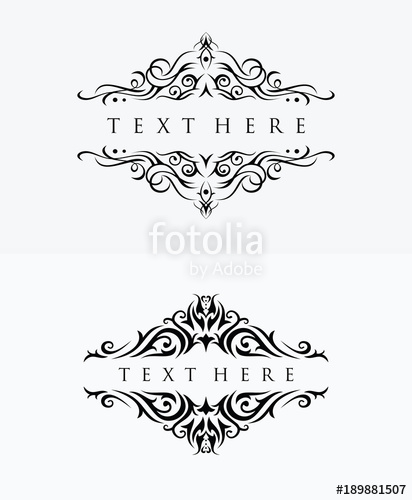 412x500 Elegant Floral Ornaments Vector Stock Image And Royalty Free