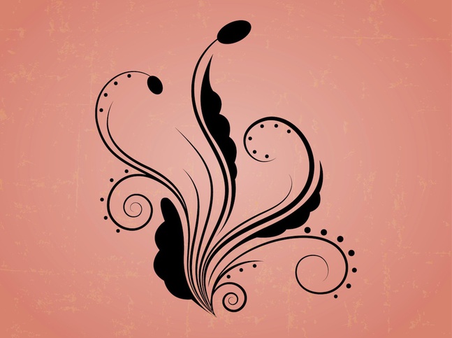 647x483 Floral Nature Flower Scroll Vector Photo Free Download