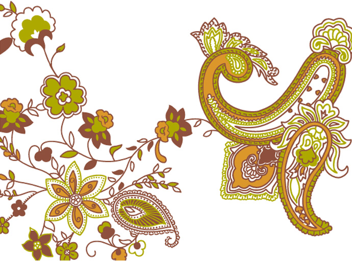 690x512 Paisley Floral Vector Graphic Bing Gallery