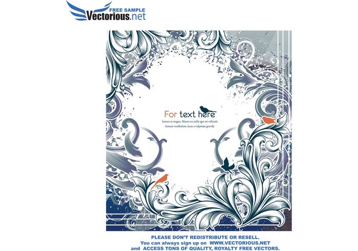 700x490 Abstract Floral Vector Background