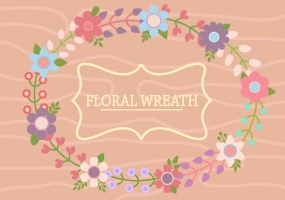 285x200 Flower Wreath Free Vector Graphic Art Free Download (Found 17,618