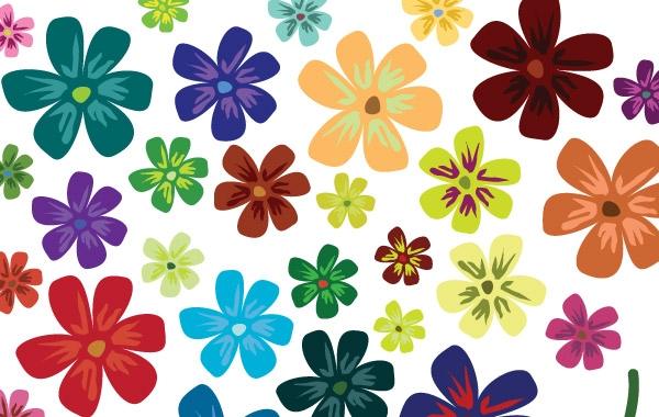 600x380 Vector Flowers