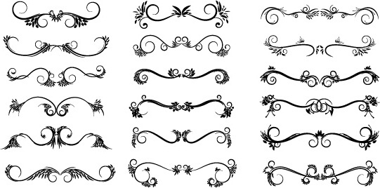 541x268 Vector Decorate Floral Free Vector Download (22,817 Free Vector