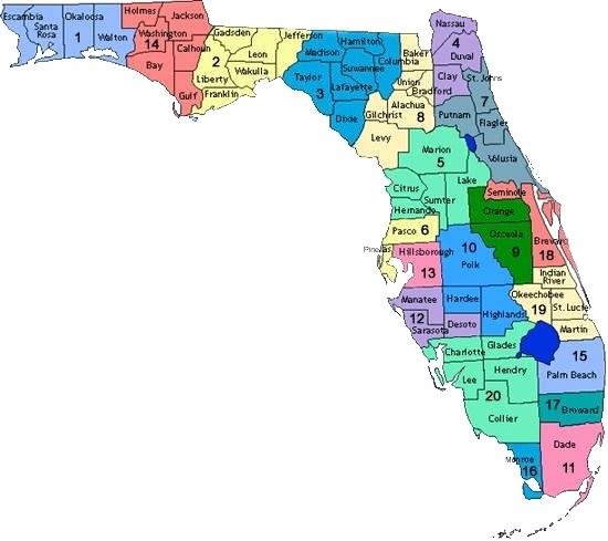 Florida County Map Vector at GetDrawings | Free download