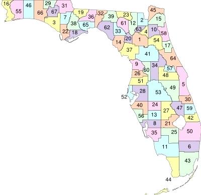 Florida County Map Vector at GetDrawings | Free download