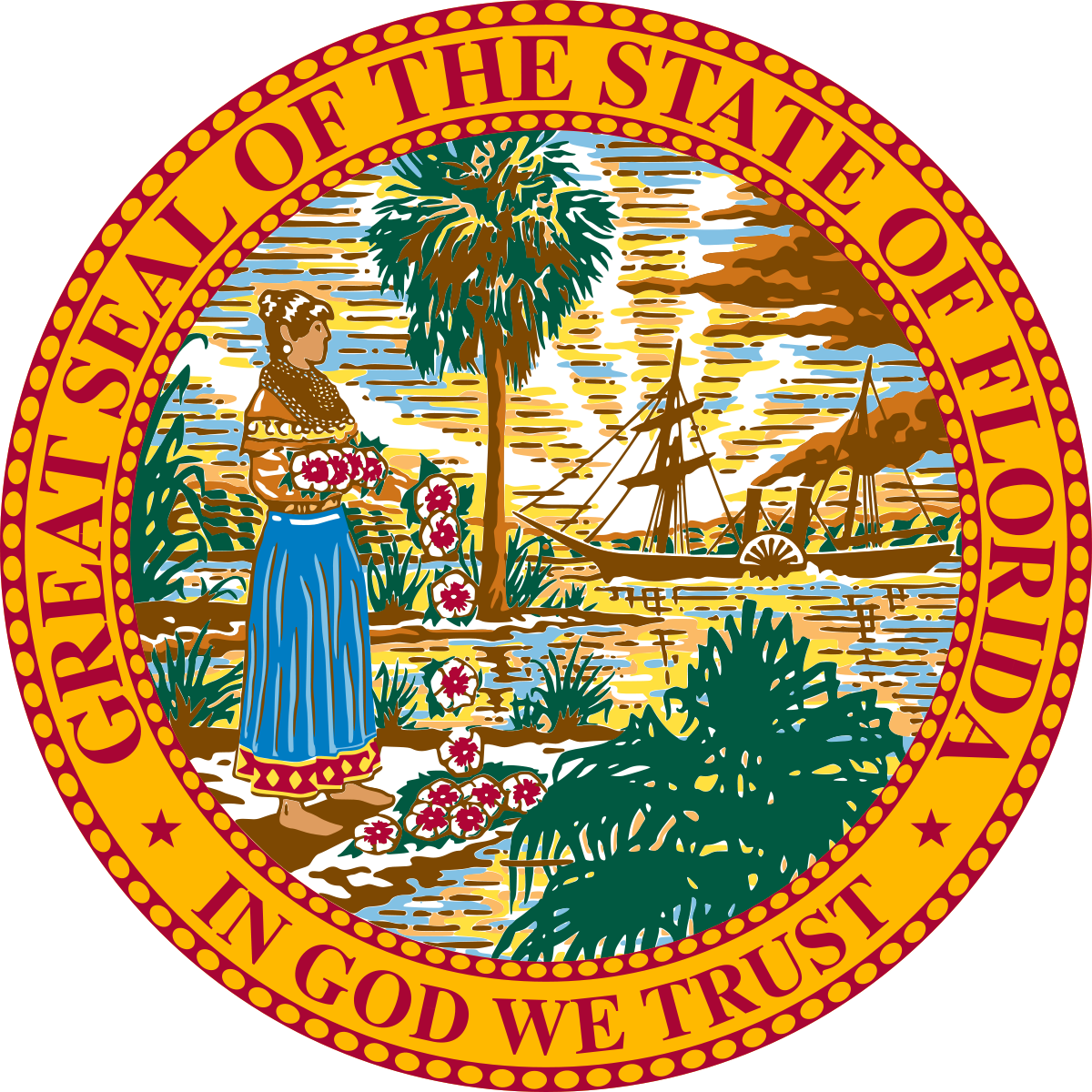 1200x1200 Seal Of Florida