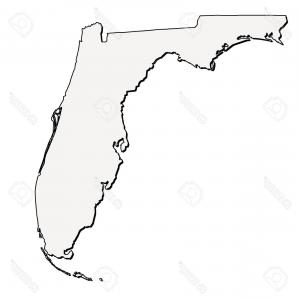 300x300 Photostock Vector Vector Florida State D Outline Map Sohadacouri