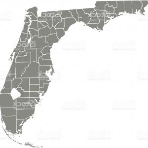 300x300 Florida Map Outline Smooth Simplified Us Lazttweet