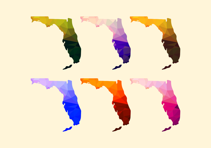 700x490 Florida Map Vector