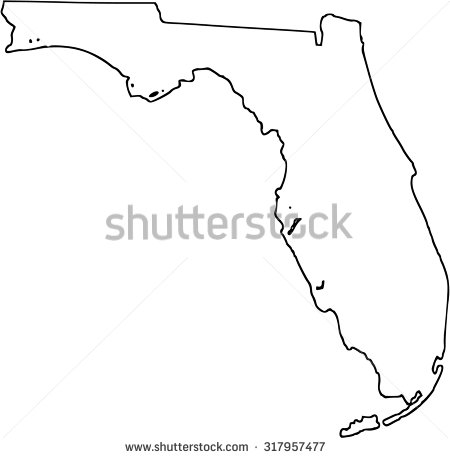 Florida Outline Vector at GetDrawings | Free download