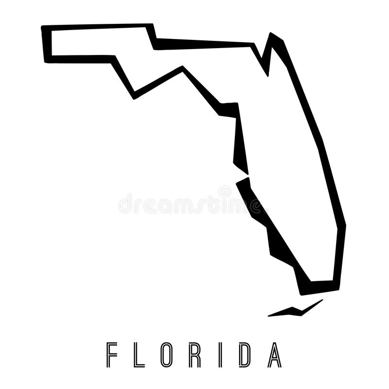 Florida State Outline Vector at GetDrawings | Free download