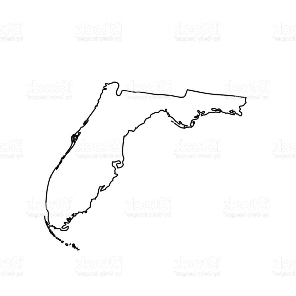 1228x1228 Map Of The U S State Florida Gm Lazttweet