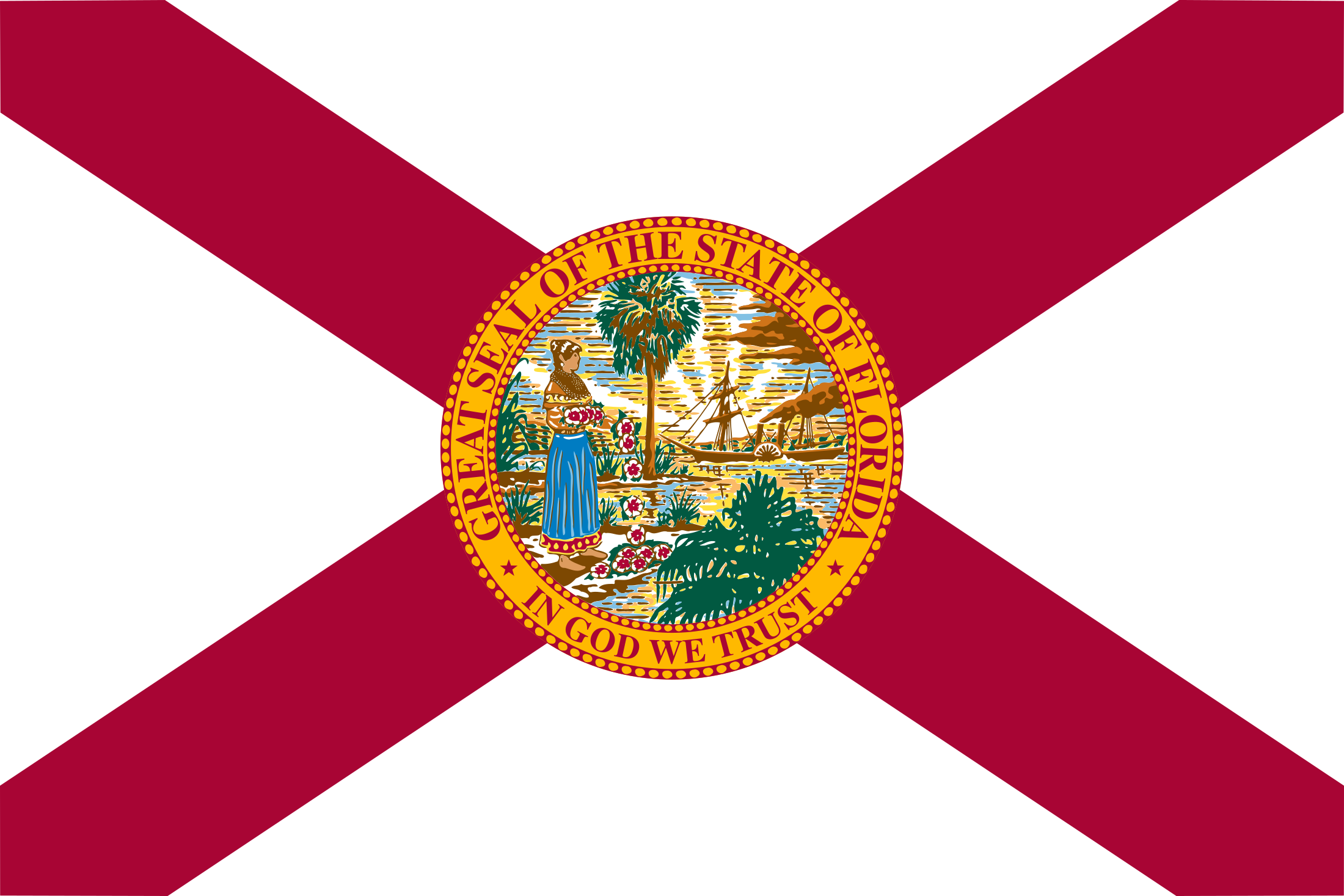 2200x1467 Florida State Flag Png Amp Svg Vector