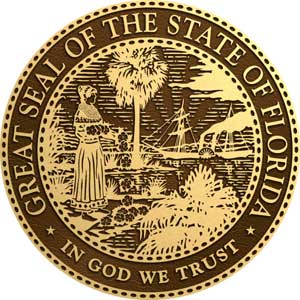 300x300 Bronze State Sealsoutsude State Seal Plaques