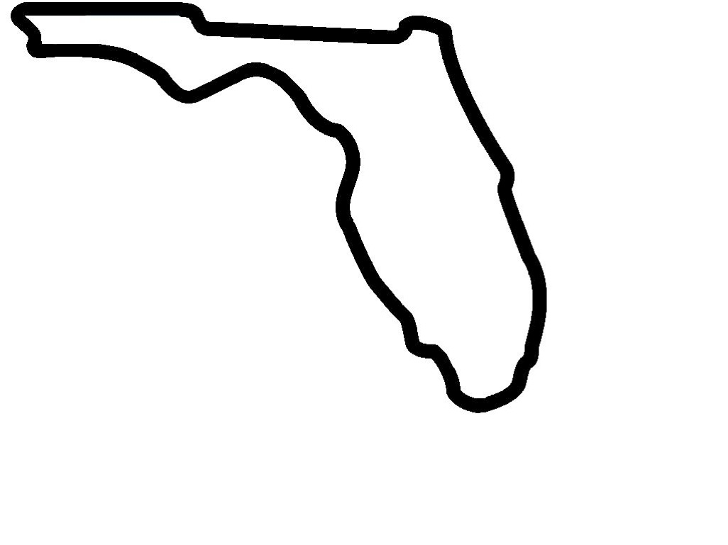 1026x769 Clipart State Of Florida