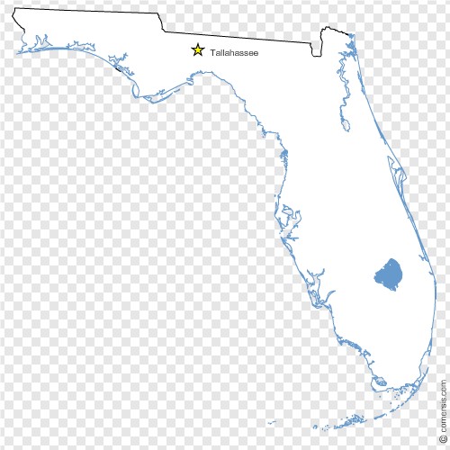 500x500 Florida (Fl) Us State Free Vector Map
