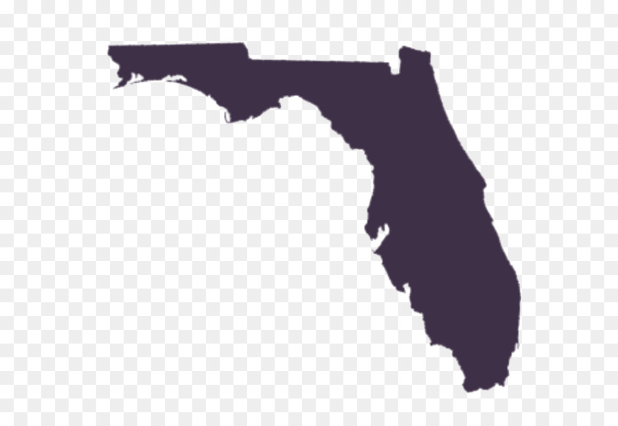 900x620 Florida Vector Map Clip Art