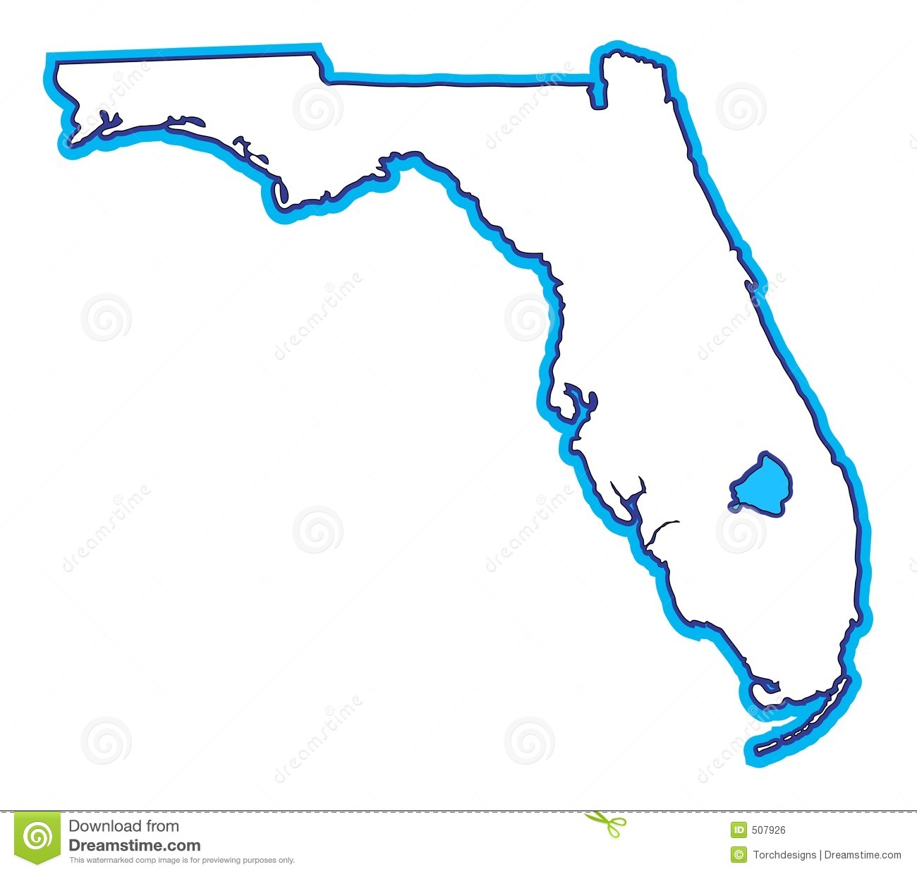 1300x1239 Florida State Map Clip Art Library Download