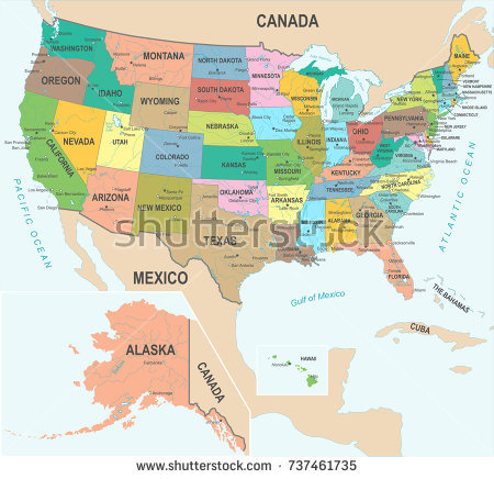 450x436 United States Map With Regions Outlined Florida Map With Regions