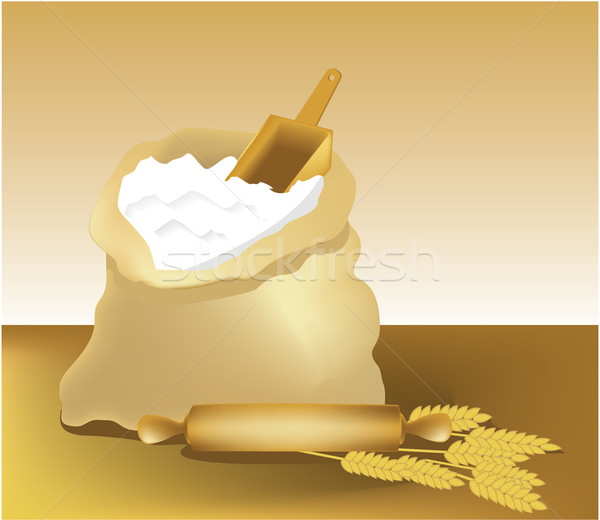 600x520 Flour Vector Illustration Jagoda ( 366496) Stockfresh
