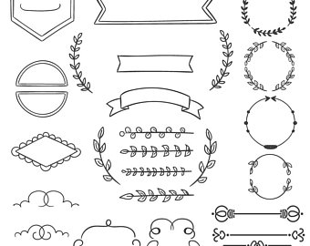 340x270 Flourish Border Etsy