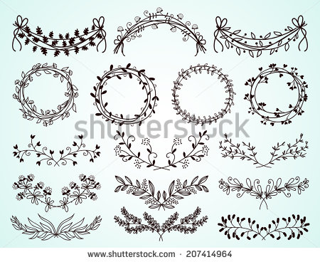 450x368 Florals Vector Free Download Round Vintage Flower Border Vector
