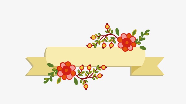 650x366 Flower Border, Flower Vector, Border Vector Png And Vector For