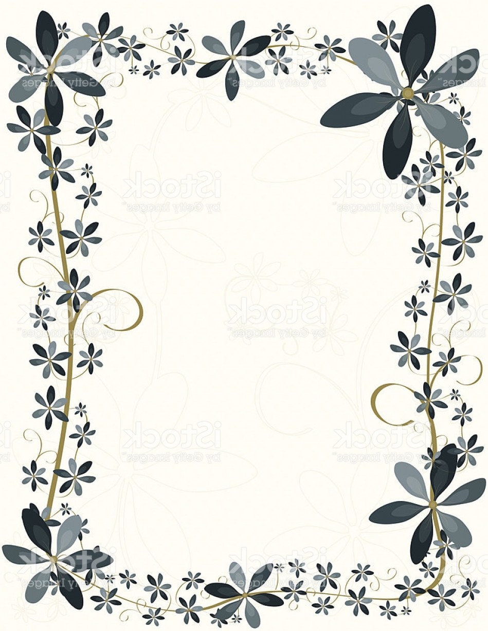 949x1228 Blue Flower Border Design Background Gm Shopatcloth