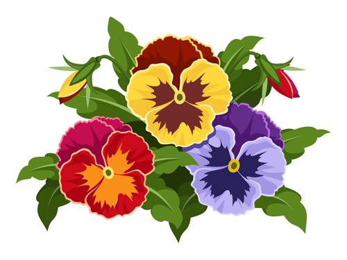500x375 Elegant Flowers Bouquet Vector 05 Free Download