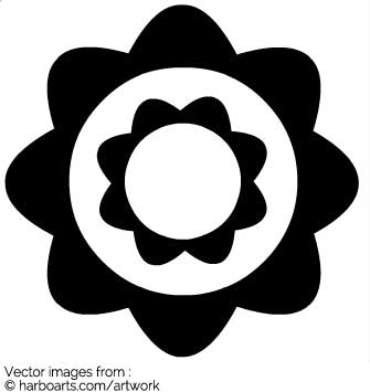 335x355 Download Retro Flower Circles