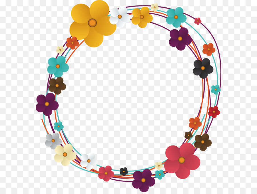 900x680 Flower Euclidean Vector Circle Clip Art