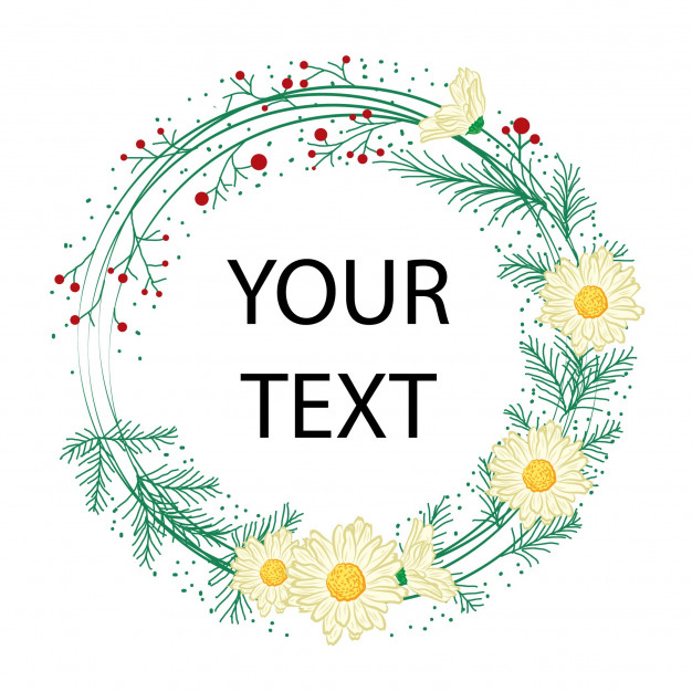 626x626 Flower Circle Vector Premium Download