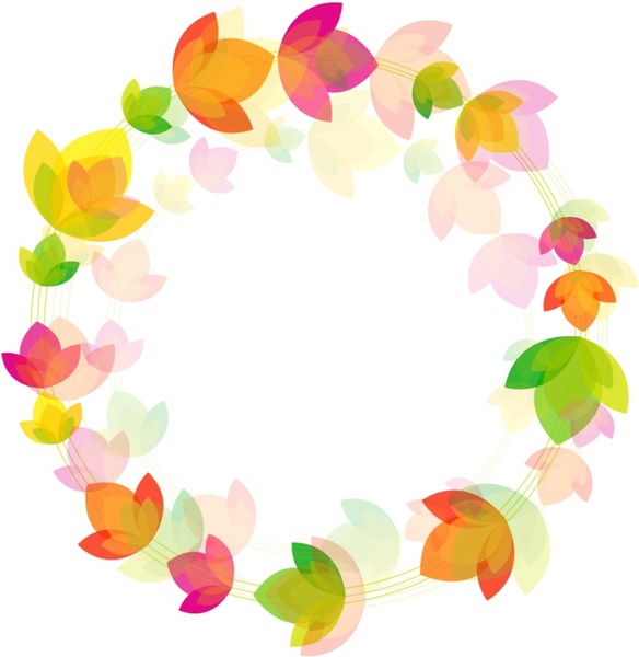 584x600 Flower Circle Background Free Vector In Adobe Illustrator Ai ( .ai