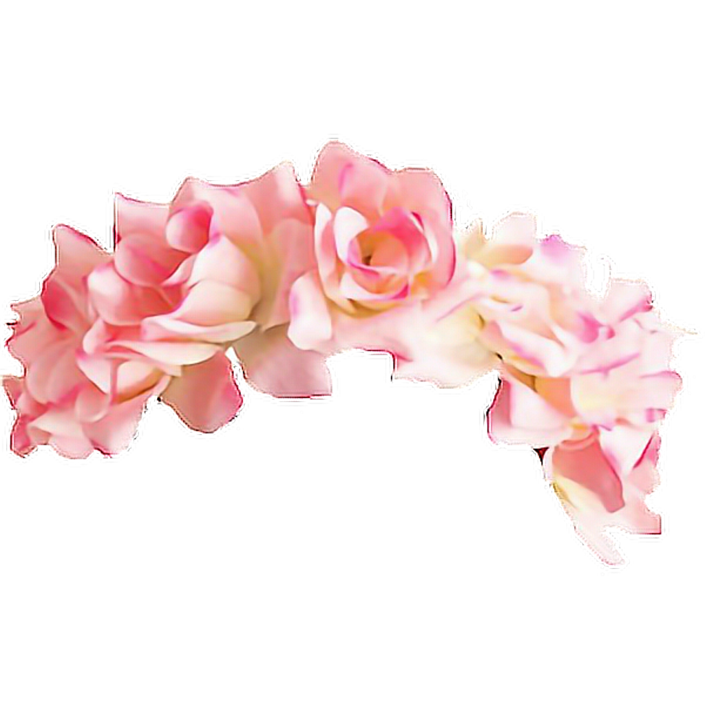 1024x1024 Transparent Pink Flower Crown Vector Royalty Free Stock