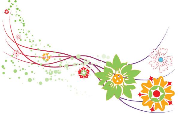 600x380 Free Download Of Abstract Flower Design Vector Graphic Vector