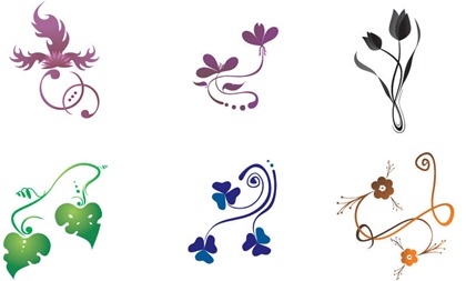 420x253 Vector Floral Elements For Design Free Vectors Ui Download