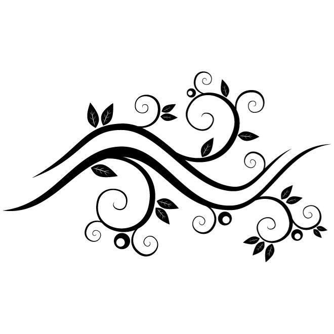 660x660 Flower Branch With Leaves Vector