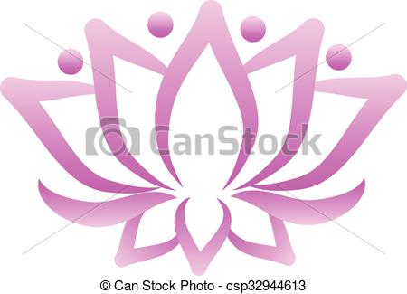 450x325 Lotus Flower Logo Vector Design.