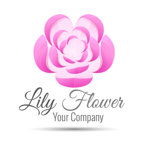 501x501 Lily Flower Logo Design Vector Free Download