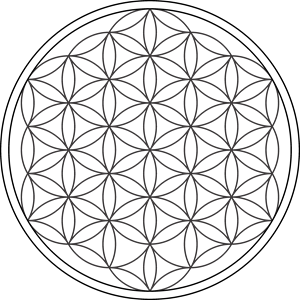 300x300 Flower Of Life Logo Vector (.cdr) Free Download